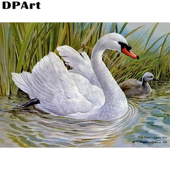 

Diamond Painting Full Square/Round Drill Swan 5D Daimond Painting Embroidery Cross Stitch Crystal Mosaic Rhinestone Picture L280