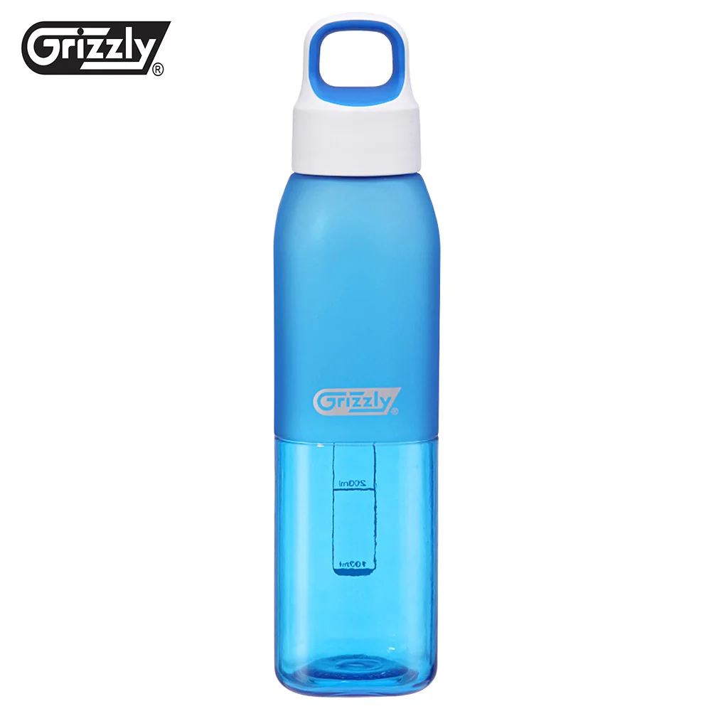 Grizzly ES8112 500 мл без БАП небьющаяся прозрачная бутылка для воды устойчивость к коррозии высокая термостойкость Спортивная бутылка