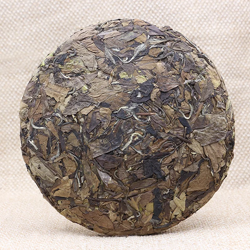 

China High Moutains FuDing ShouMei White tea Cake Detoxification Chinese Fu Ding Natural Organic Green Shou Mei White Cake tea