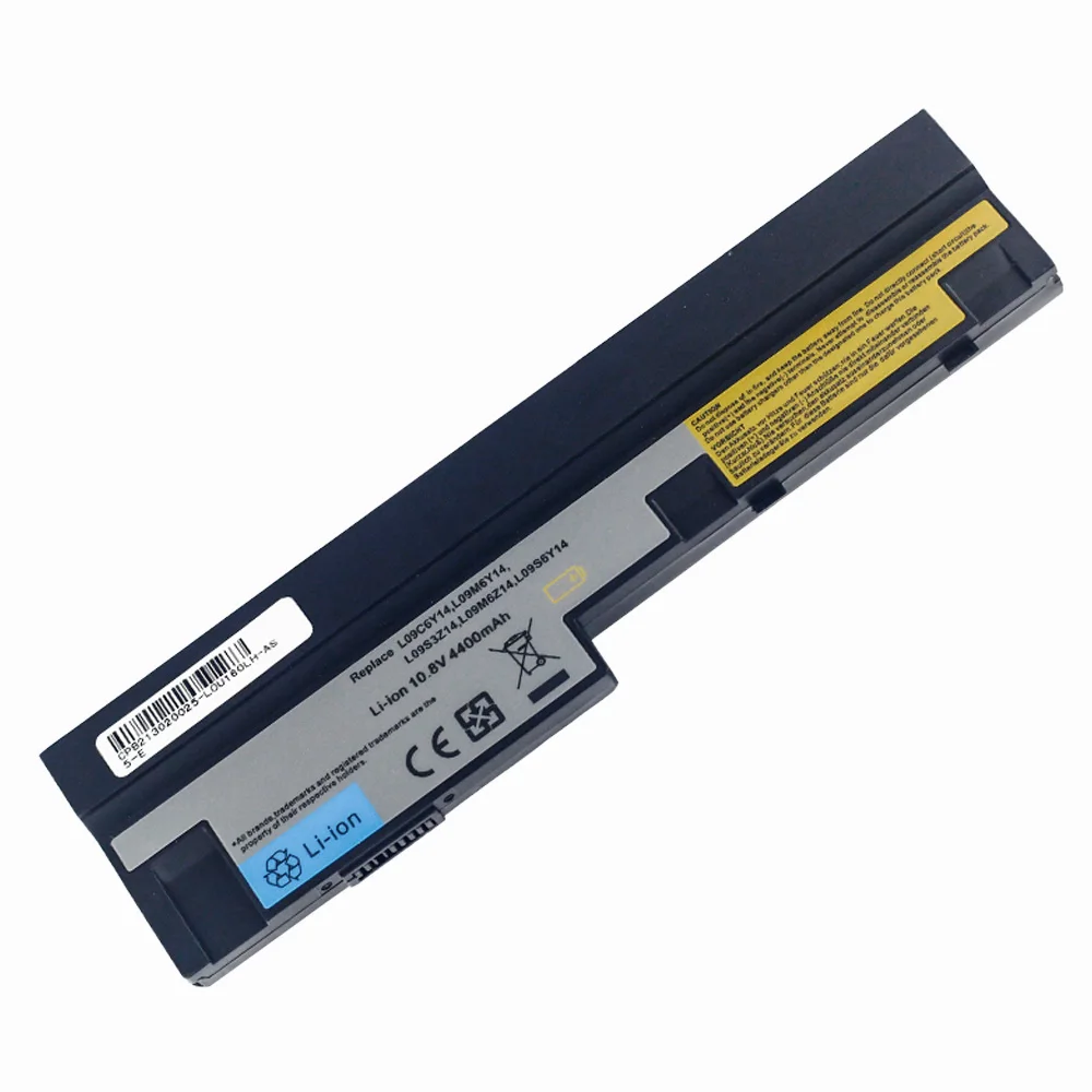 6 ячеек 4400mAh 11 1 v Аккумулятор для ноутбука lenovo ideapad S100 S10 3 S205 S110 U160 S100c S205s U165 L09S6Y14