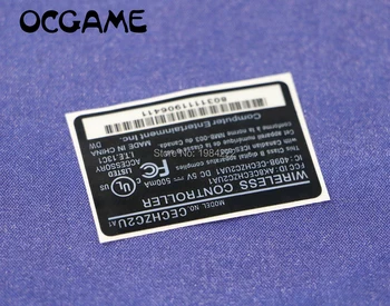 

OCGAME High Quality For PS3 Playstations 3 Wireless handle Controller back labl Housing Shell Sticker Seals 40pcs/lot