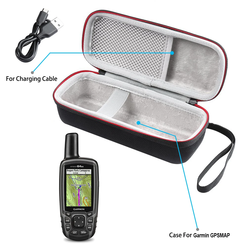 

ZOPRORE Hard Carry Protect Bag Case for Garmin GPSMap 60CSx 62 62st 64 64st 63 63sc 63st 66s 66st Inreach Explorer inReach SE+