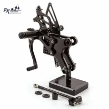 CNC Алюминиевые мотоциклетные подножки, подножки для ног, педали, Rearset, подножки для Honda CBF150 CBF 150, Аксессуары для ног