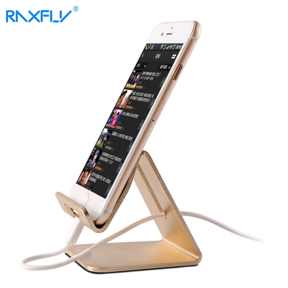 RAXFLY Universal Aluminum Metal Phone Stand Holder For iPhone 6 6s 7 Tablet Desk Phone Holder