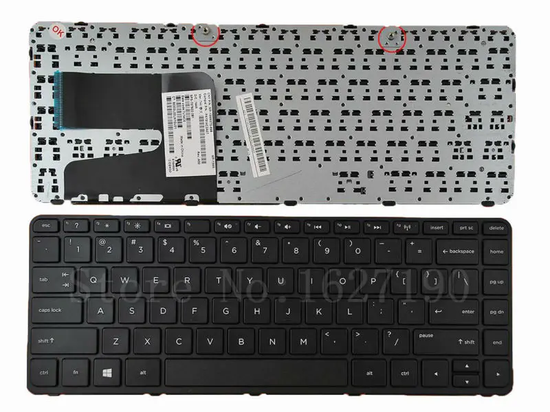 Buy US Keyboard For HP Pavilion 14 N BLACK FRAME BLACK