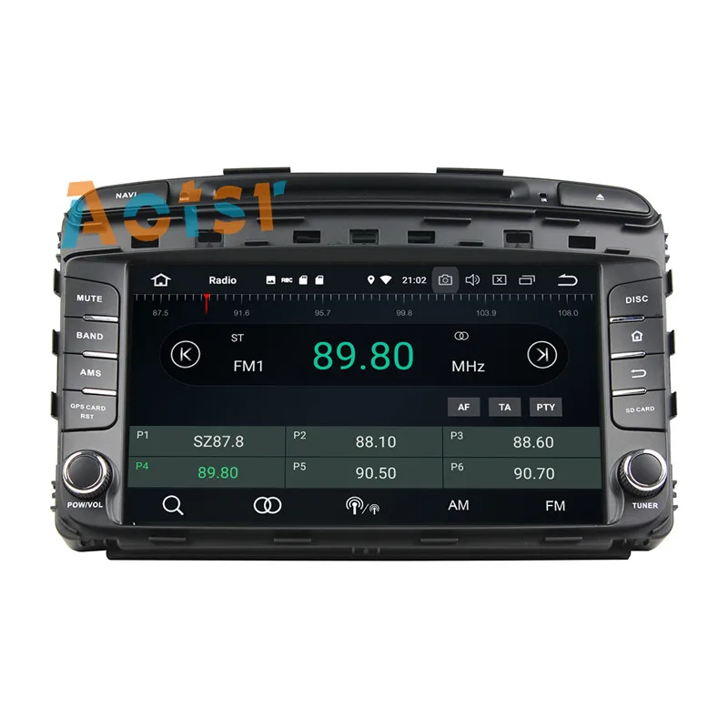 Top IPS Screen Android 8.0 Car dvd multimedia player head unit for Kia SORENTO 2015 GPS Navigation radio autostereo 4+32G Octa Core 9