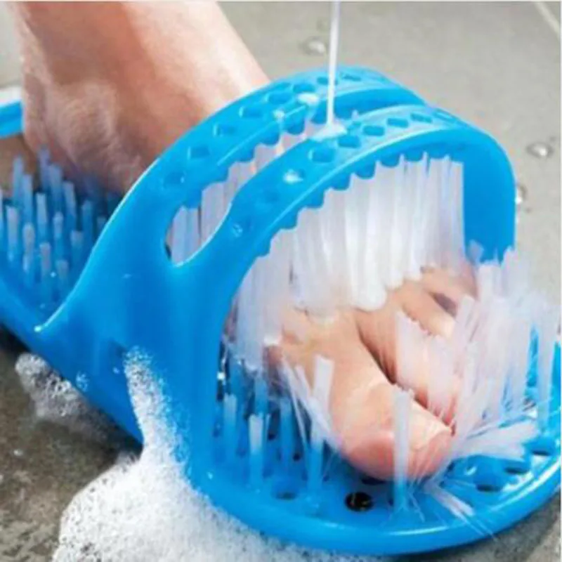 Пластиковая щетка для ванны душа массажные тапочки обувь для ног камень Pomes ноги очищающий скраб массажные щетки