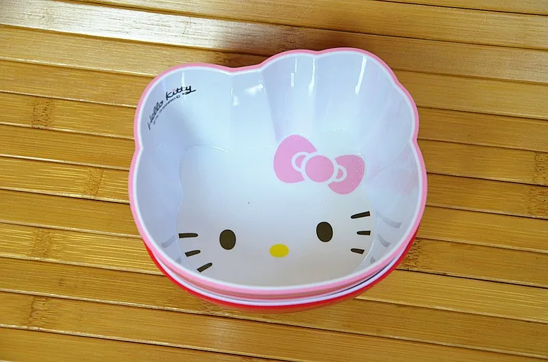Детский подарок милый мультяшный hello kitty детский набор посуды детский суп практичная детская посуда