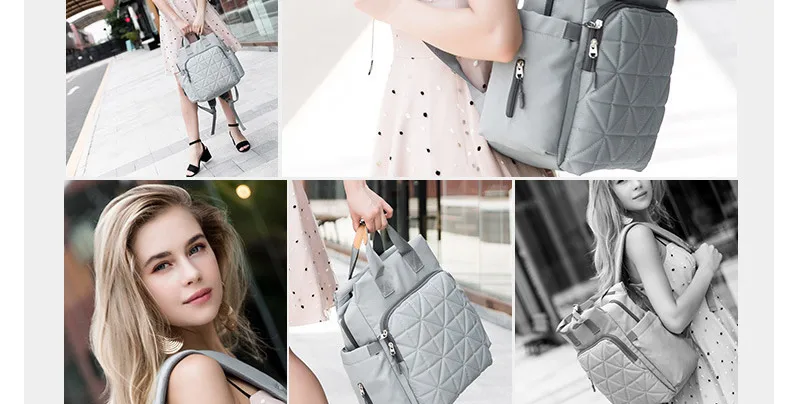 Fashion Mummy Maternity Diaper Bag Large Nursing Bag Travel Backpack Designer Stroller Baby Bag Baby Care Nappy Backpack_19