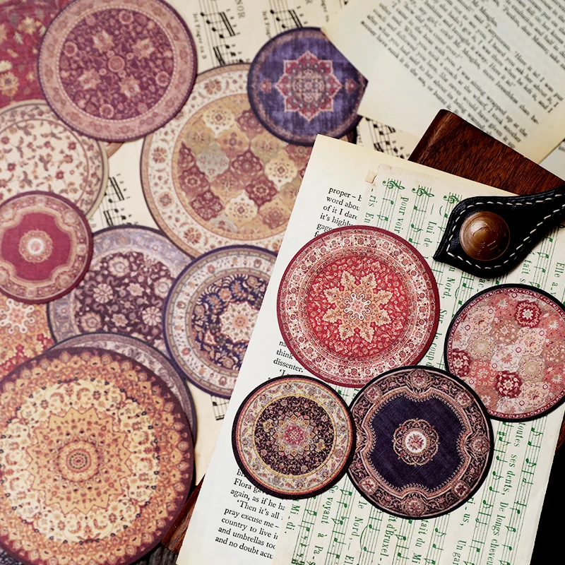 

YPP CRAFT 20pcs Persian Carpets Self- adhesive Stickers for Scrapbooking/ DIY Crafts/ Card Making Decoration