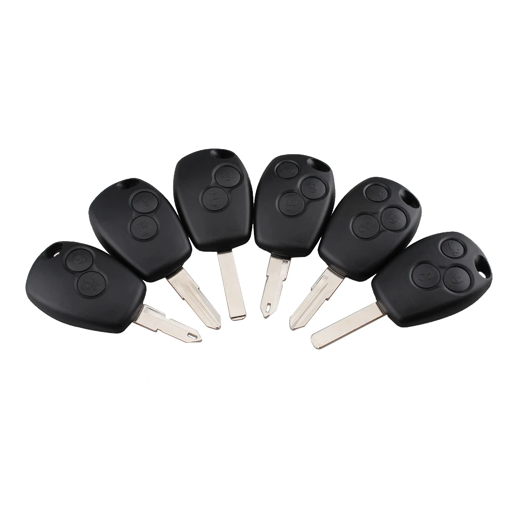 2/3 чехол для ключей с кнопками Renault Duster Modus Clio 3 Twingo DACIA Logan Sandero ключи Fob удаленная
