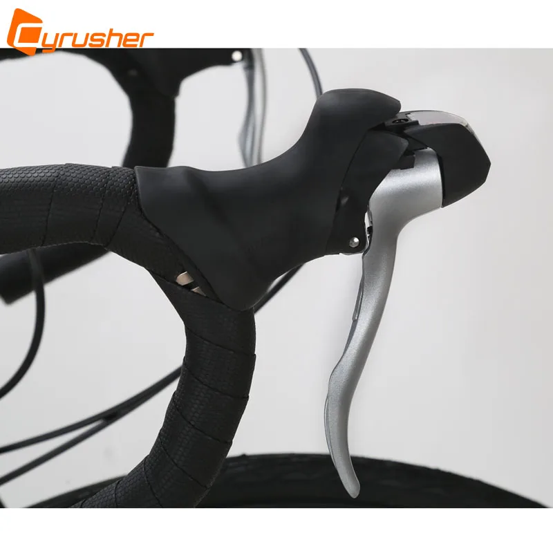 Cyrusher XC700 спортивный гоночный шоссейный велосипед 16 скоростей 700C 54/56 см светильник с алюминиевой рамой Pro Мужской дорожный велосипед механические дисковые тормоза