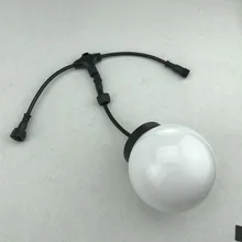 120 мм UCS2903 прибор приемно-Глобус Тип пиксель света; DC24V вход; 1,68 Вт(7 шт. 5050 SMD RGB внутри); черной базой;(3-4-3) T разъем