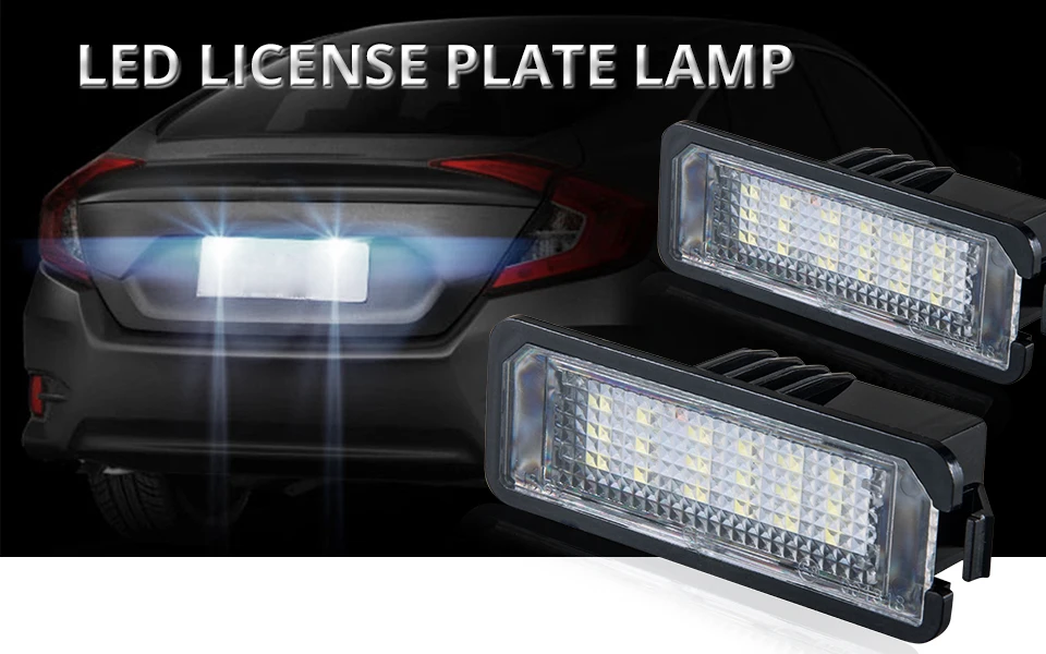 Auto License Plate Lights Bulb For VW_01