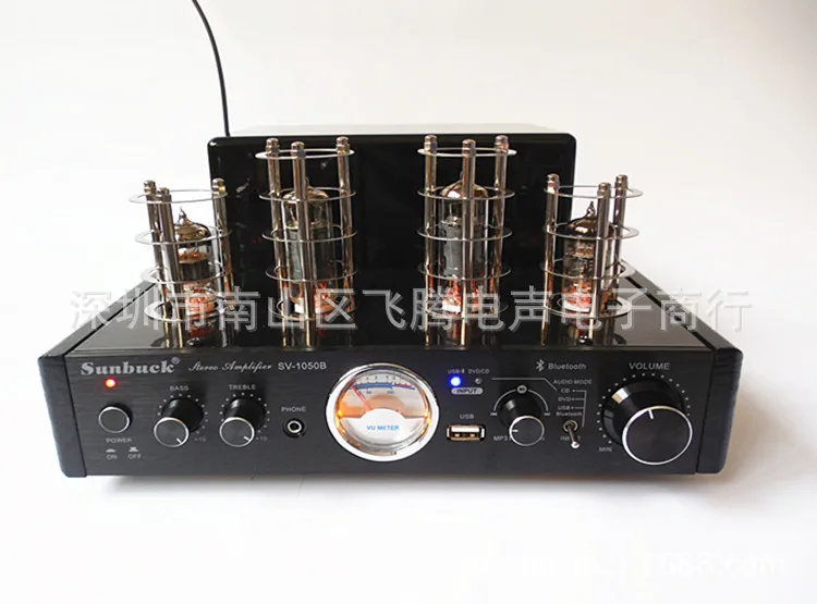 

2019 new NE-10S built-in 4.0 Bluetooth MP3 lossless WAV USB 220V 25W 2.0 channel tube Home HIFI tube amp amplifier