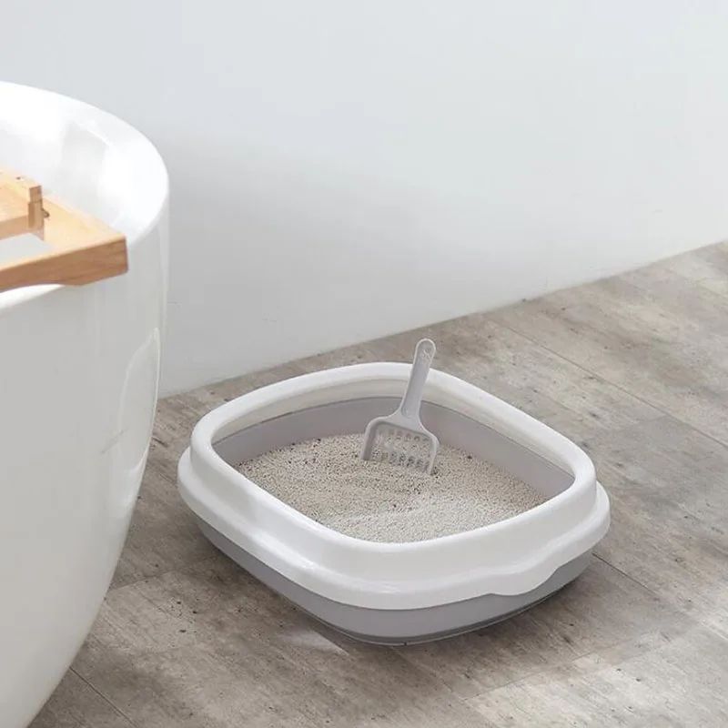 

Pet Dog Toilet Cat Litter Box Puppy Tray Teddy Detachable Anti-splash Toilette with Cat Litter Shovel Cat Indoor Home Sandbox