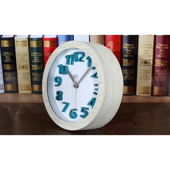 

3D stereoscopic alarm automobile clocks despertador digital watch electronic desk home decor klok masa saatial fajr plastic