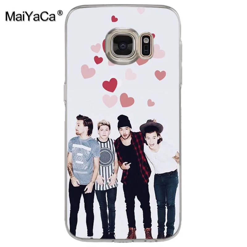 MaiYaCa One Direction новые персонализированные аксессуары для телефонов чехол samsung galaxy s7
