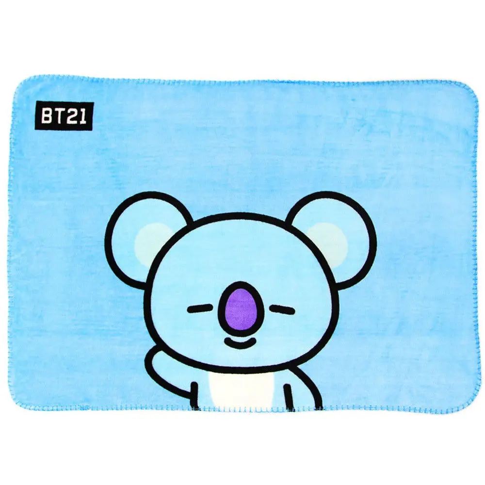 Новый Kpop BT21 Bangtan мальчики BTS фланелевое одеяло кондиционер ворс Q стили милый куки