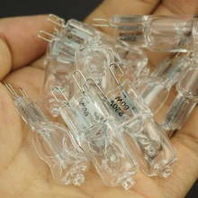 10 шт./лот 220 В галогенная G9 Pin прозрачные лампочки энергосберегающие лампы дневного света 25 W 40 Вт 60 Вт