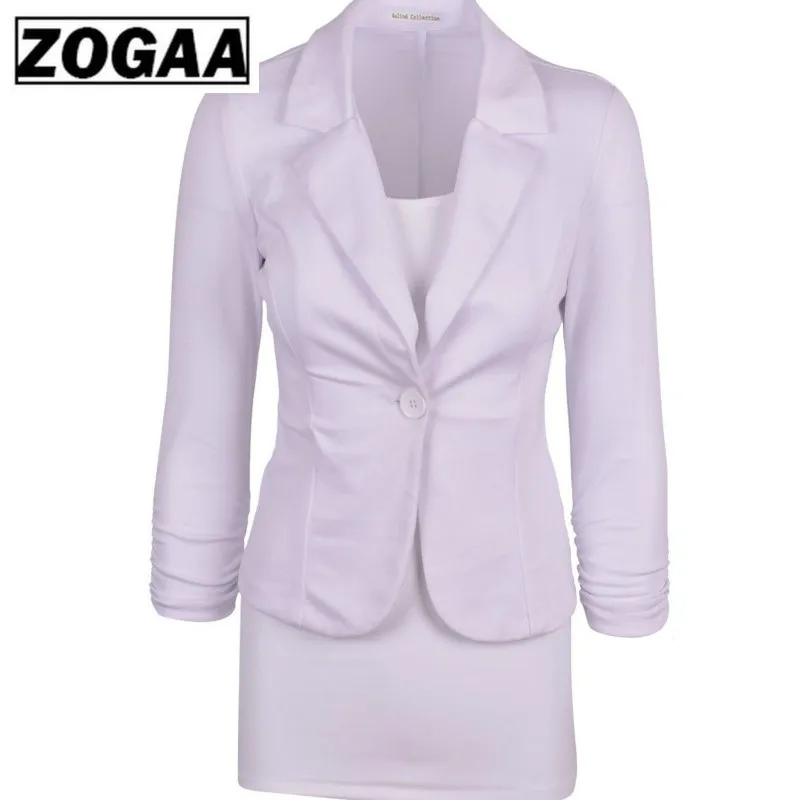 ZOGGA Small Suit 2019 New European and American Slim One Button Suit Jacket European and American Women's Suits