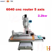 Three dimensional 5 axis cnc router 6040 mini font b woodworking b font milling machine for