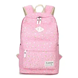 Для женщин холст рюкзаки для подростков обувь девочек путешествия рюкзак аккуратный студенческий школьные ранцы Рюкзак с цветочным