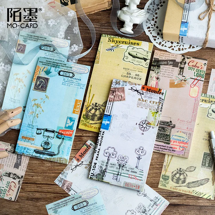 

Collage Girl's Dream Memo Pad Sticky Notes Memo Notepad Bookmark Gift Stationery