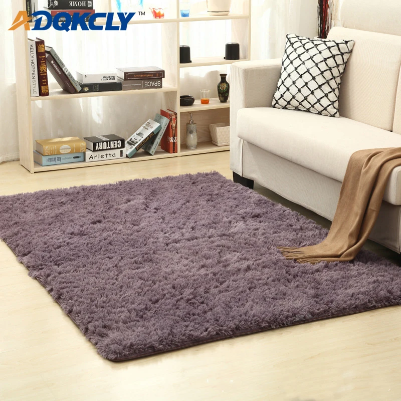 ADQKCLY Мягкий Лохматый Ковер теплые плюшевые Коврики для пола пушистые коврики детская комната прямоугольник для гостиной коврики 16 цветов на выбор