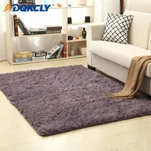 ADQKCLY Мягкий Лохматый Ковер теплые плюшевые Коврики для пола пушистые коврики детская комната прямоугольник для гостиной коврики 16 цветов на выбор