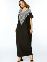 

New Arrivals Summer knitted Kaftan Cotton Elegant Robe Dresses Fashion V-Neck Casual Maxi Dress Womens Clothing