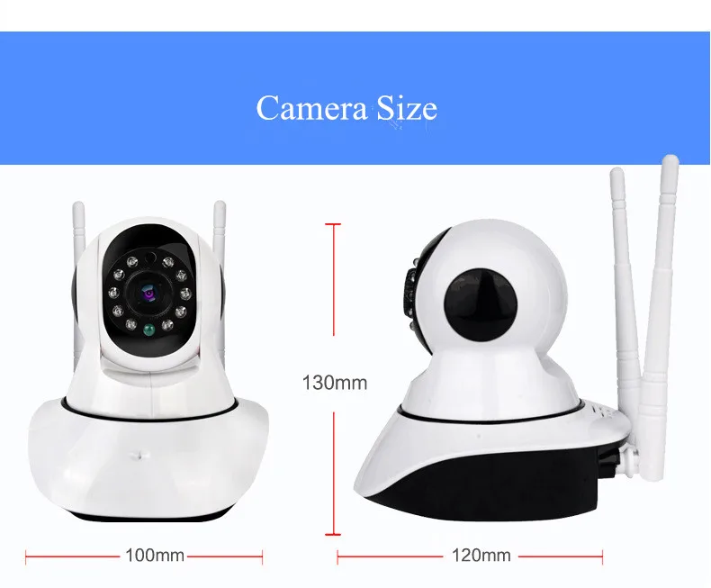 Умная Беспроводная IP камера HD 720P с поддержкой Wi Fi|Комнатный монитор| |