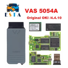 VAS5054 ODIS V4.4.10 keygen полный чип OKI Авто OBD2 диагностический инструмент VAS5054A VAS 5054A Bluetooth считыватель кода сканер