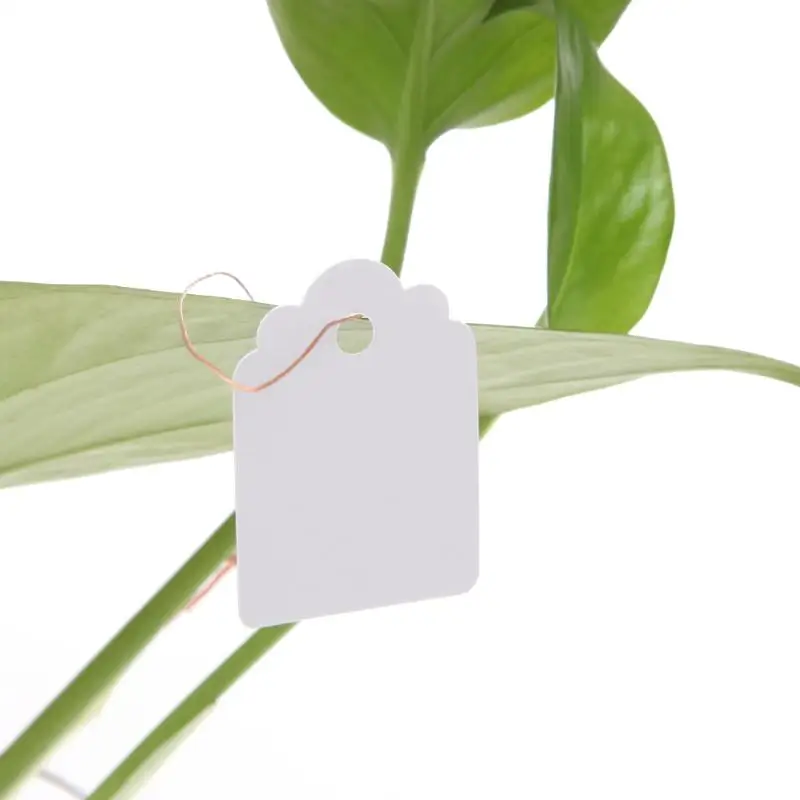 100Pcs Waterproof Plastic Nursery Garden Plant Label Flower Tag Mark Gardening Plants Trees Flowers Tag Brand New