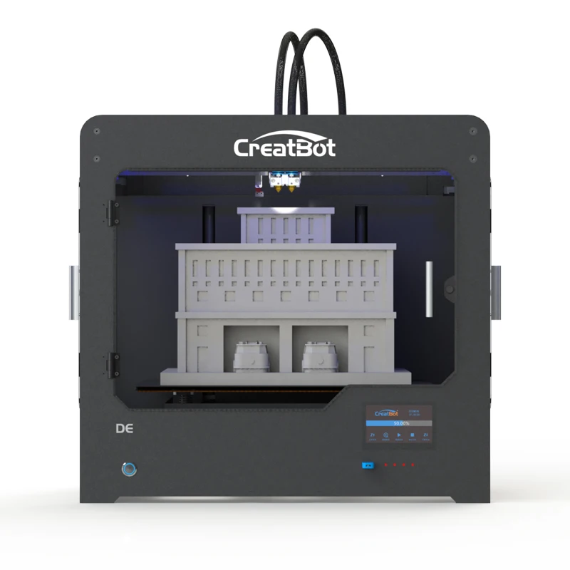  triple extruders 3d printer large format build size 400*300*300 mm three color printing 3 spools PL