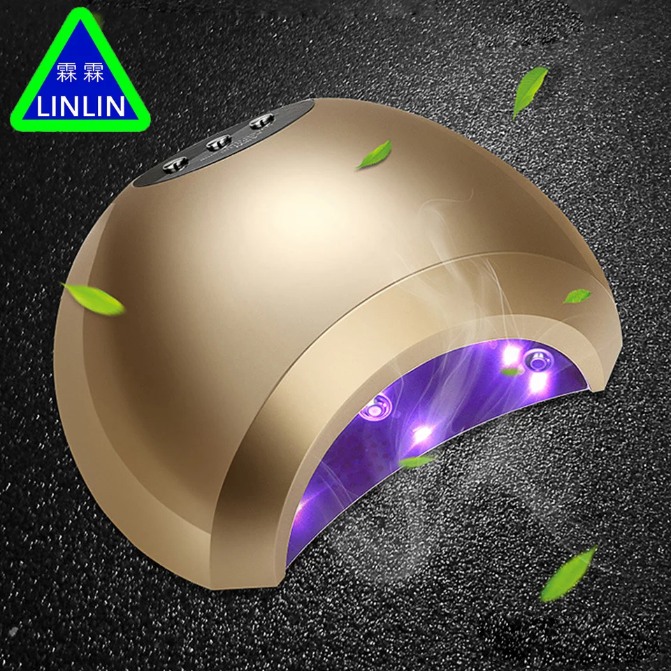 

LINLIN Nail 48W intelligent induction double light phototherapy machine nail LED phototherapy baking lamp drying machine nail