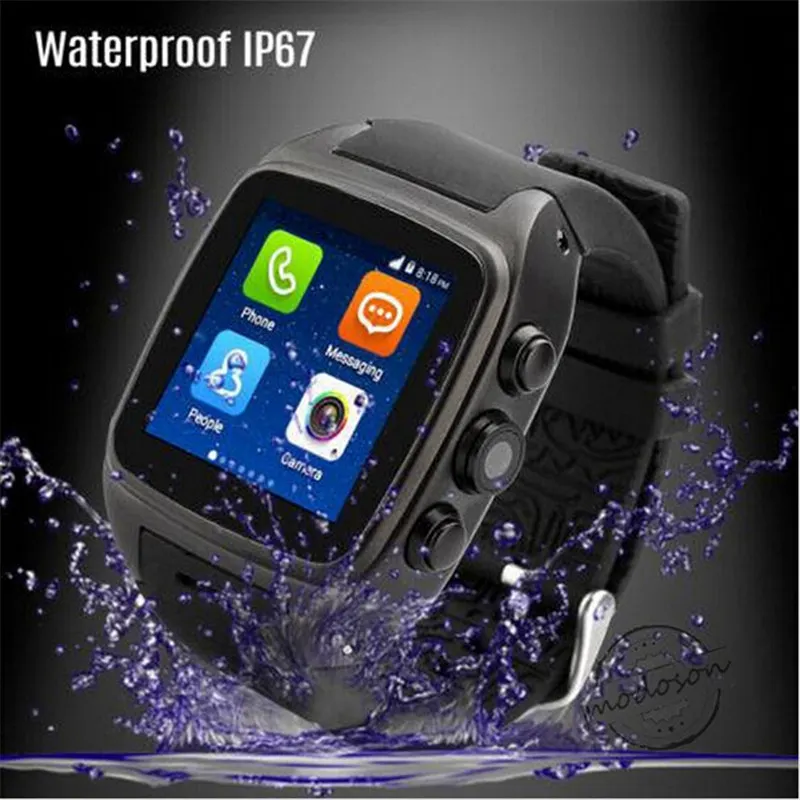 

X02 smart watch MTK 6572 Dual core 1.54" screen 512MB Ram 20GB Rom sim card Android 5.1 Bluetooth 3G WIFI Camera GPS PK ZGPAX S8