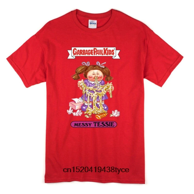 Мужская футболка детская рубашка с мусорным палином-MESSY TESSIE-GPK 1980s Новые футболки s