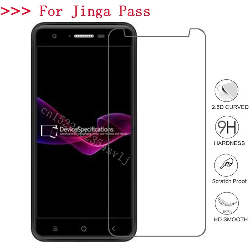 Smartphone Tempered Glass for Jinga A502 Pass A500 4g Explosion-proof Protective Film Screen Protector cover 4