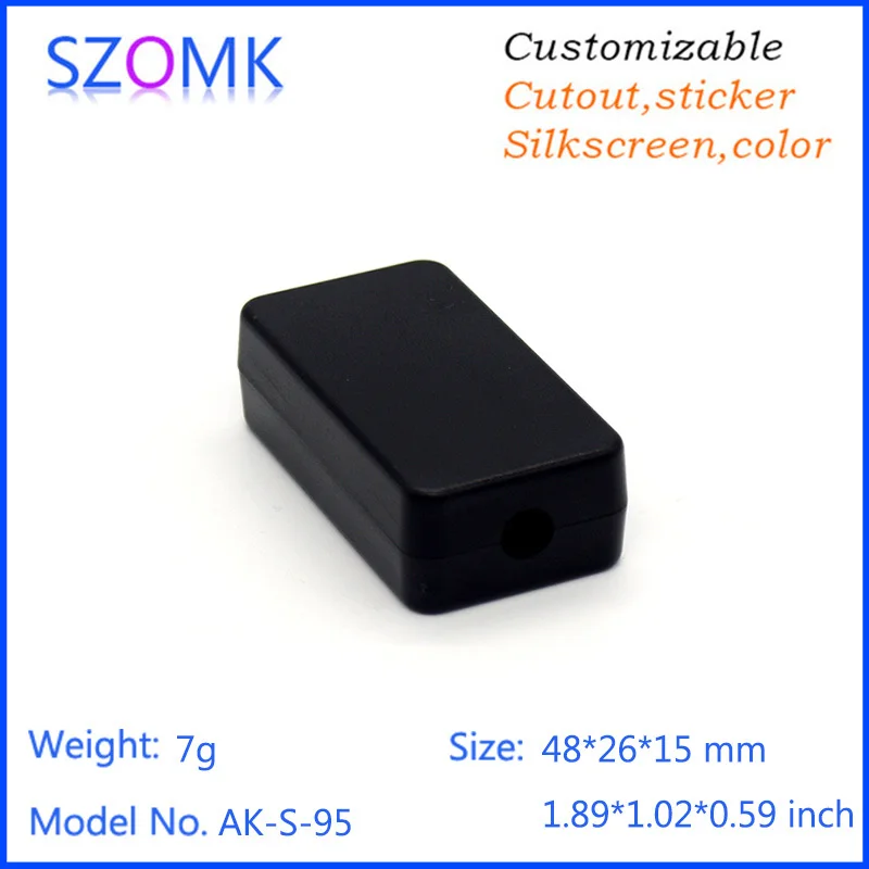 plastic enclosure for electronics control box szomk diy enclosure junction box plastic housing small abs instrument enclosure distribution box black plastic box enclosure electronics case (3).jpg