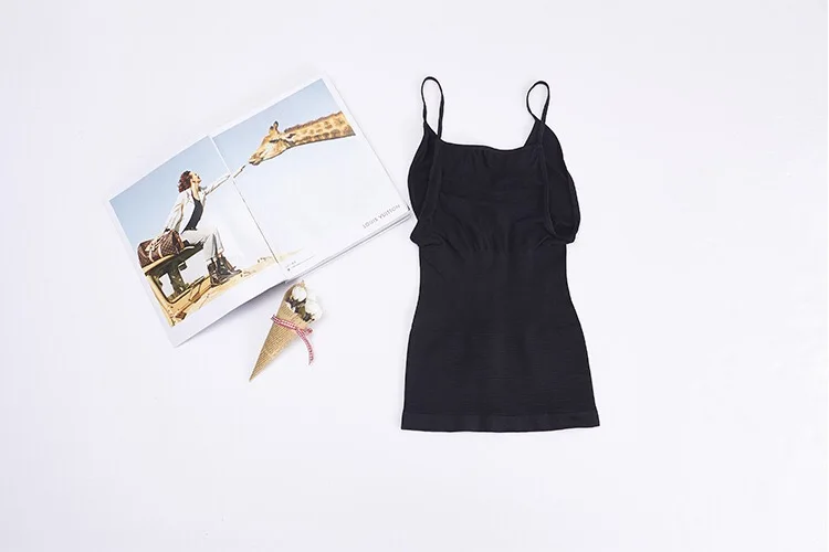 DropShipping 2018 Comfortable Wireless Cami Shaper Tank Tops Women Body Shaper Removable Shapers Slimming Vest Corset Shapewear (10)
