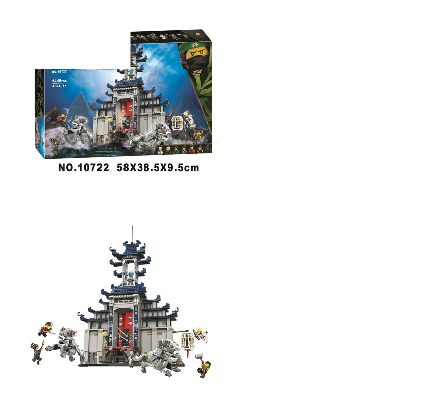 

Compatible With Legoings 70617 New Ninja Ancient Temple Battle Ultimate Weapon Model Building Blocks Children Toys Bricks