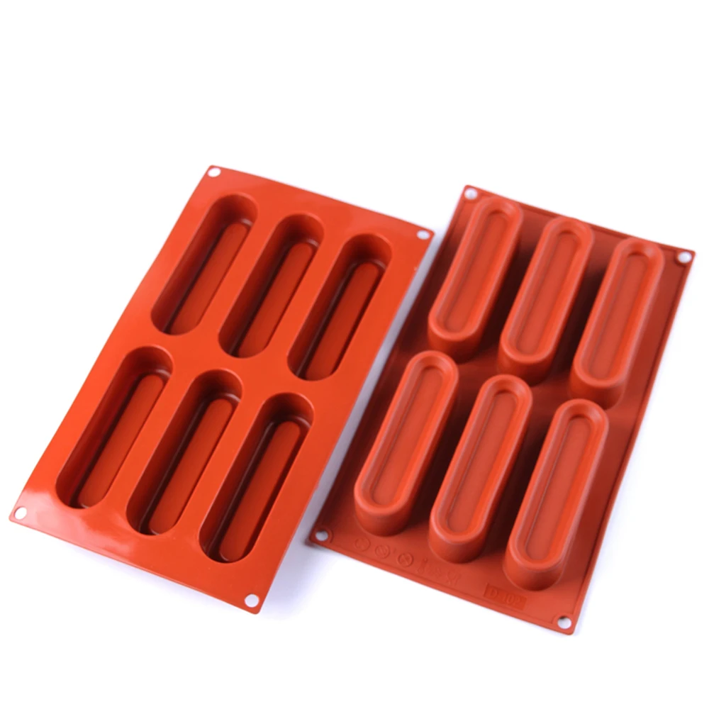 New Cuboid Shaped Mousse Cake Mold 3D Silicone Cake Tray DIY Cake