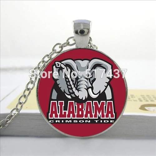 

New fashion New Alabama Team Necklace Alabama Team Pendant Sport Jewelry Glass Photo Cabochon Necklace