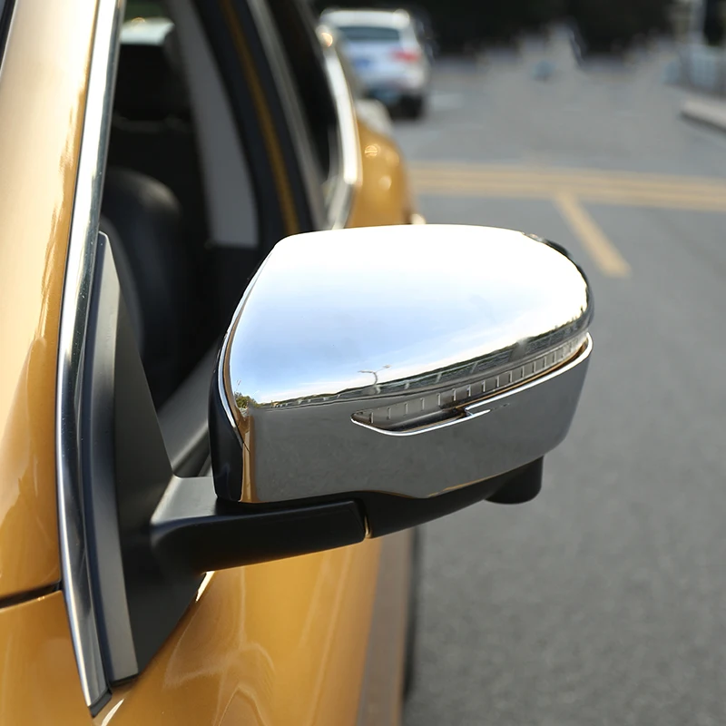 Хромированная боковая крышка зеркала заднего вида для Nissan Rogue x-Trail t32- отделка крышки молдинг гарнир накладка 2 шт