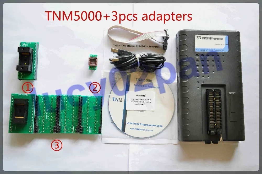 USB Универсальный IC программатор TNM5000 + TSOP48 TSOP56 520 Q4 nand набор адаптеров для гнезд