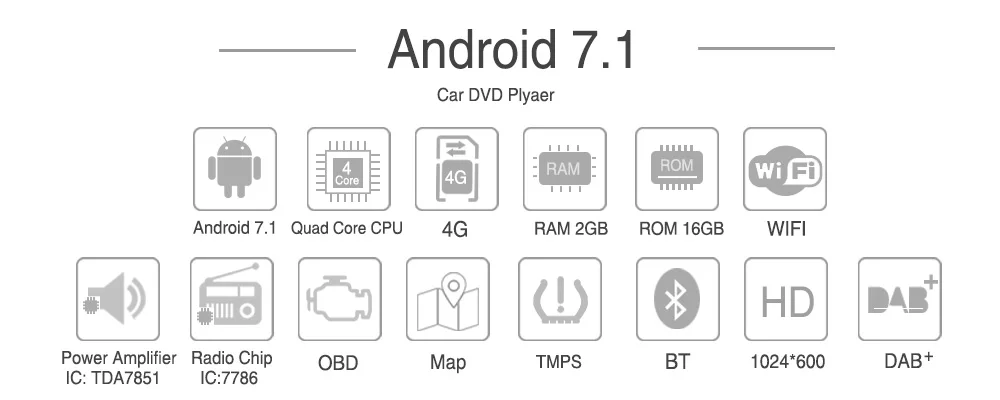 Top 10.1" Android Car GPS DVD Multimedia Player For SKODA OCTAVIA 2014 2015 2016 2017 audio car radio stereo navigaton 19