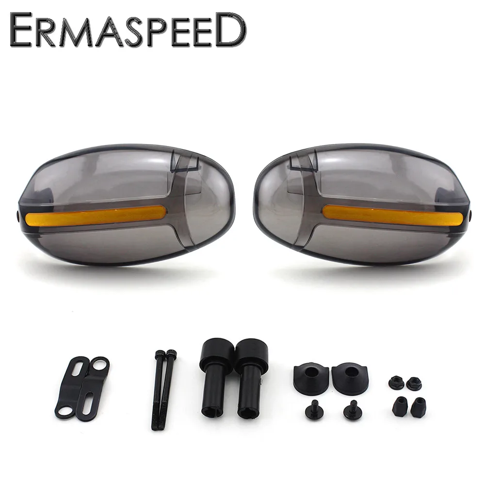 

Motorcycle 7/8'' Hand Guards Brush Bar Hand Racing Falling Protect Gear Smoke Universal fit for HONDA KAWASAKI YAMAHA KTM