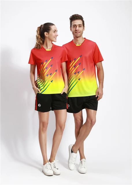 Badminton męskie damskie ubrania sportowe tenis stołowy 1 zestaw sport damska odzież sportowa gra kobieta tenis stołowy Badminton zestawy koszula tanie i dobre opinie BHWYFC Pasuje prawda na wymiar weź swój normalny rozmiar men women Student teen unisex girls boy Breathable Quick Dry Anti-Pilling Anti-Shrink Anti-Wrinkle Badminton męskie damskie ubrania sportowe tenis stołowy 1 zestaw sport damska odzież sportowa gra kobieta tenis stołowy Badminton zestawy koszula tanie i dobre opinie BHWYFC Pasuje prawda na wymiar weź swój normalny rozmiar men women Student teen unisex girls boy Breathable Quick Dry Anti-Pilling Anti-Shrink Anti-Wrinkle