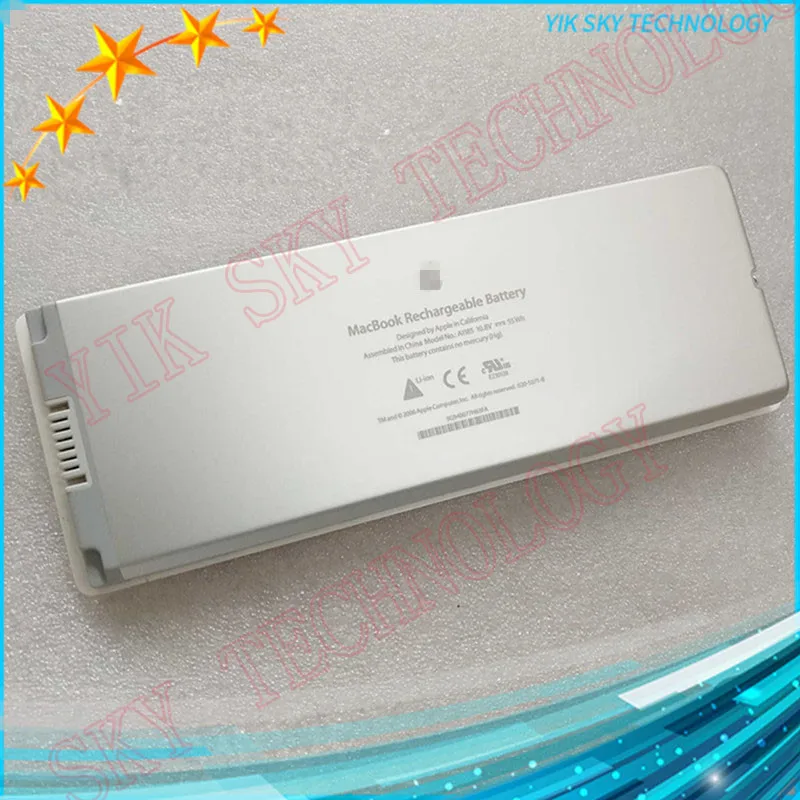 

New Original A1185 Battery for MB Air 13" A1181 A1185 (Mid 2006 - Mid 2009) [Li-Polymer 10.8V / 55Wh]